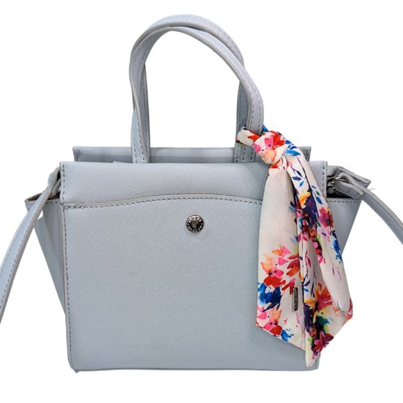 Steve Madden NWOT Mini Light Blue Convertible Cross Body Purse - Picture 2 of 14